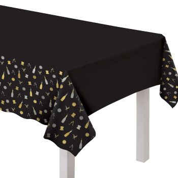 Bubbly This Way Plastic Table Covers, 3ct