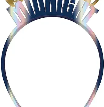 "Kiss Me" Blue/Gold Headband