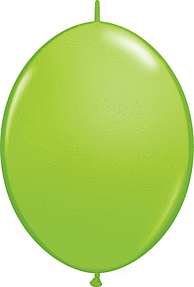A shiny green balloon with a smooth surface.