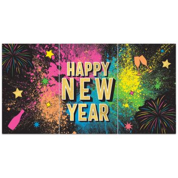Countdown Glow 2024 Horizontal Banner, 3ct