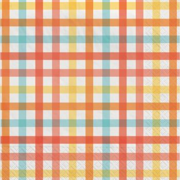 Colorful checkered pattern on textured surface.
