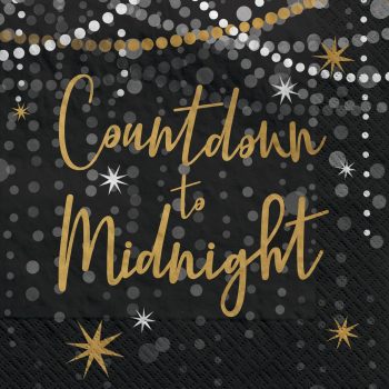 Midnight Hour Beverage Napkins, 40ct