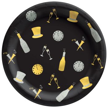 Bubbly This Way 6 3/4" Round Plates, 50ct