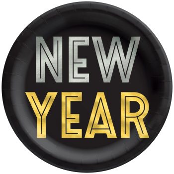 Bubbly This Way 8 1/2" Round Plates, 50ct