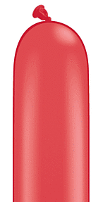 Close-up of a red cylindrical object with a smooth surface.