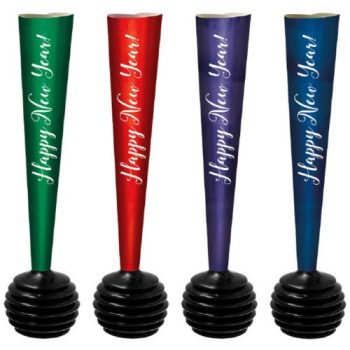 New Year's Squeeze Paper Horn - Jewel Tone