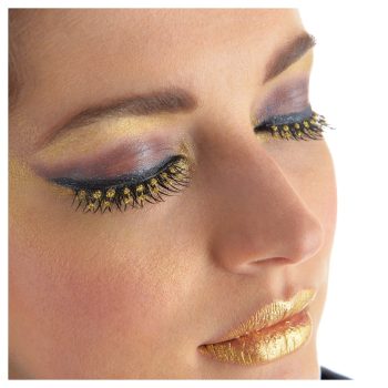 Glitter Gold Eyelashes
