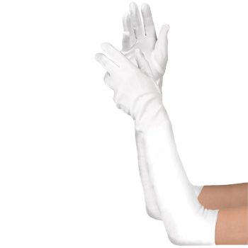 Long White Gloves - Child