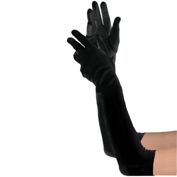 Long Black Gloves - Child