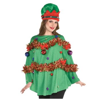 Tinsel Poncho - Adult