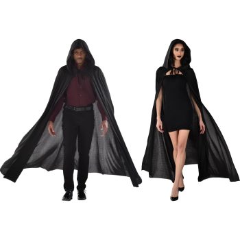Hooded Black Cape