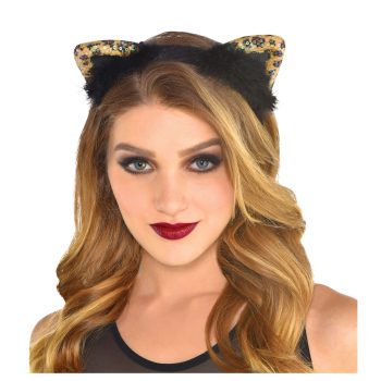 Cheetah Chic Cat Ears Headband