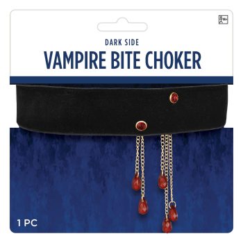 Blood Drop Vampire Bite Choker