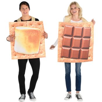 Adult S'mores Snack Couples Costumes