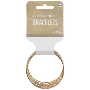 Goddess Gold Bangle Bracelets 10ct