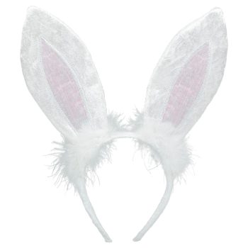 Bunny Ears Headband White