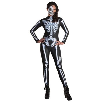 Skeleton Catsuit Costume