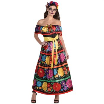 Sugar Skull Beauty Costume (6-8)