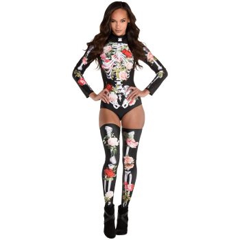 Skeleton Romance Bodysuit Costume