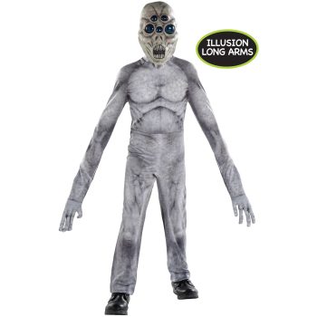 Illusion Long Arm Alien Costume (12-14)