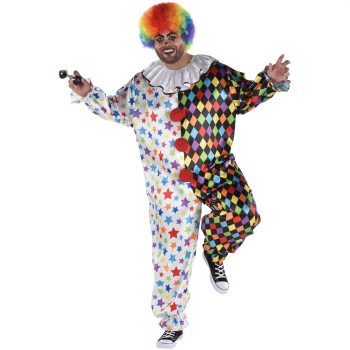 Circus Friendly Clown Costume Adult Standard