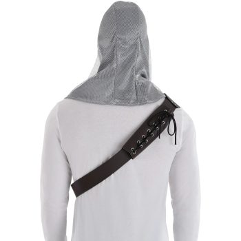 Leather Sword Harness With Sheath Costume Adult