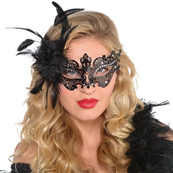Filigree Gem Floral Mask