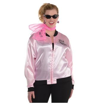 50's Pink Ladies Jacket Costume Adult Plus