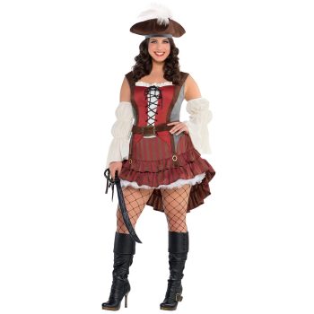 Castaway Pirate Costume Plus (22-24)