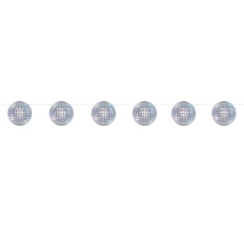 Six evenly spaced silver push pins on a white background.