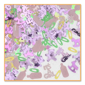 A colorful, chaotic collage of various abstract shapes and pastel hues.