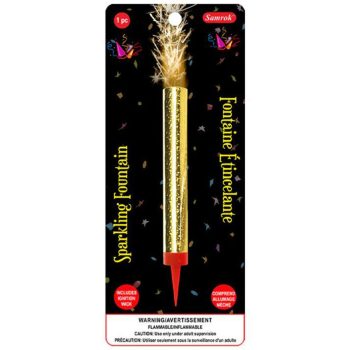Sparkling fountain firework for celebrations and parties.