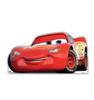 Lightning McQueen, a red race car from the movie Cars.