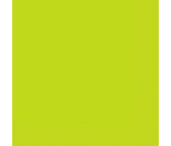 Solid lime green square background with subtle diagonal stripes.