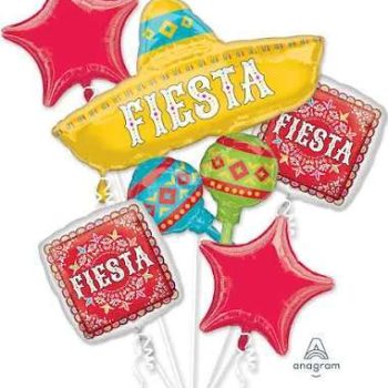 Vibrant Fiesta Balloons: Add a burst of color to your celebration with our festive fiesta balloons! Perfect for birthdays, fiestas, and special events. Order now for a lively atmosphere!