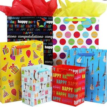 Stunning gift bags, vibrant gift wrap, decorative shred, and elegant ribbon for every occasion at Cool Kat Party Warehouse - Your one-stop destination for party perfection!