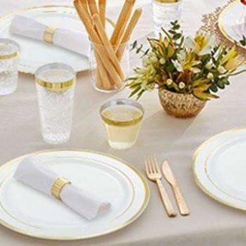 Exquisite Premium Tableware Thumbnail - Elevate Your Event with High-Quality Table Settings | Cool Kat Party Warehouse